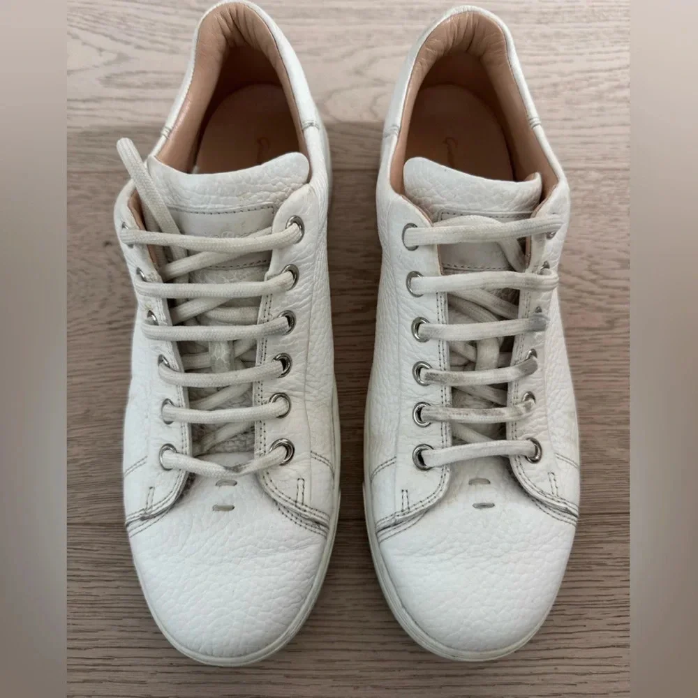 Gianvito Rossi Leather low-top lace up sneakers size 39.5 (woman’s 8.5)